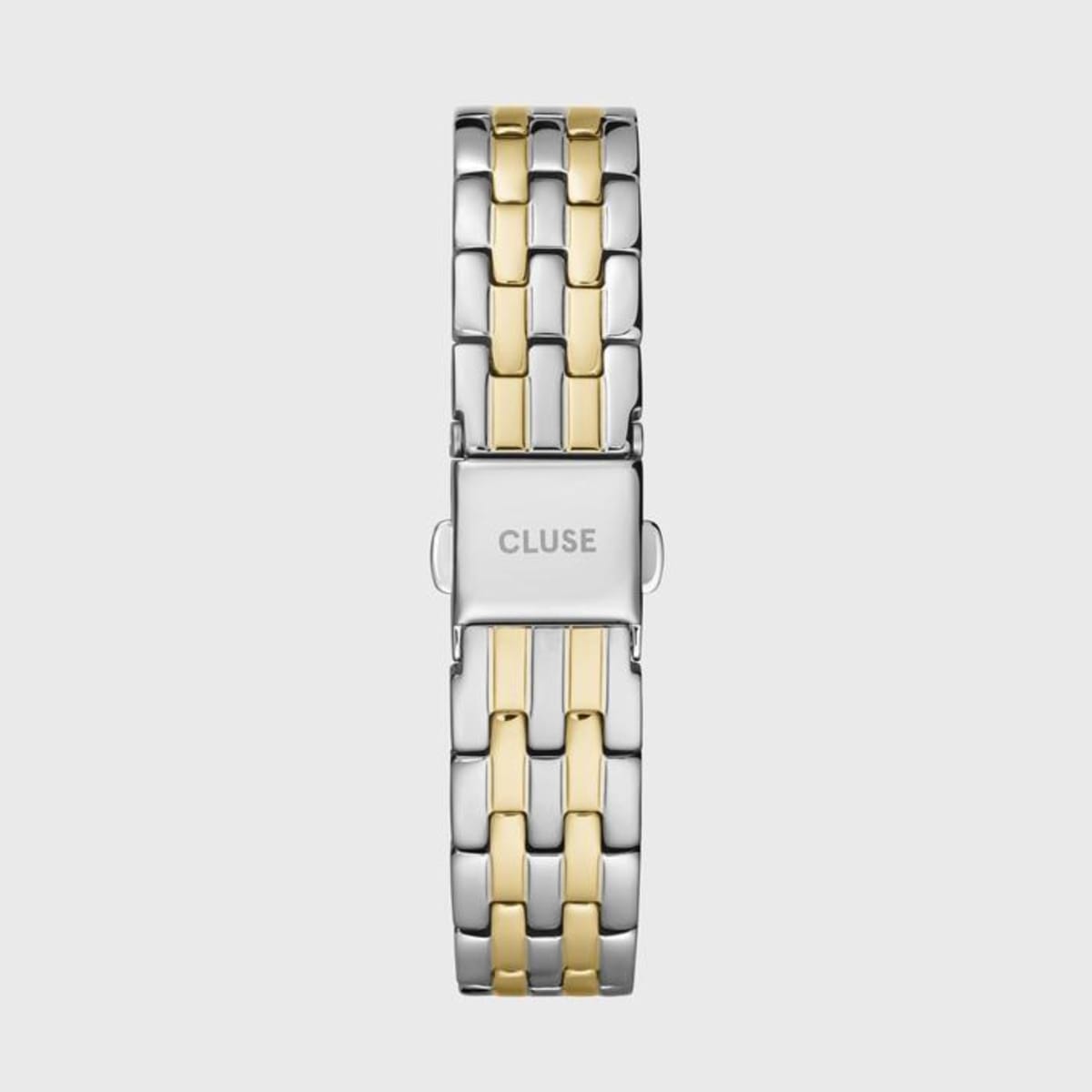 Cinturino Orologio Cluse 16mm Multi-Link Silver Finiture Gialle