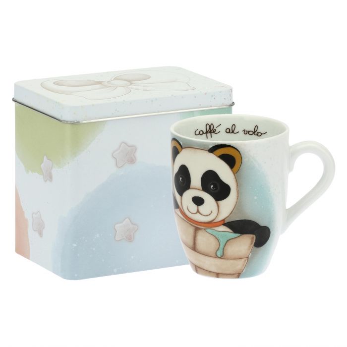 Thun Mug Con Scatola In Latta Panda Acquario Oroscopo
