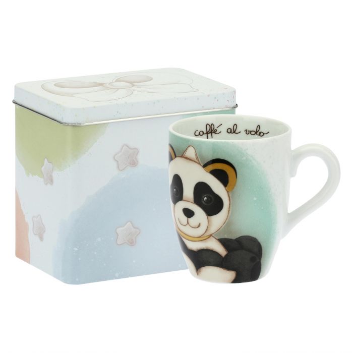 Thun Mug Con Scatola In Latta Panda Pesci Oroscopo