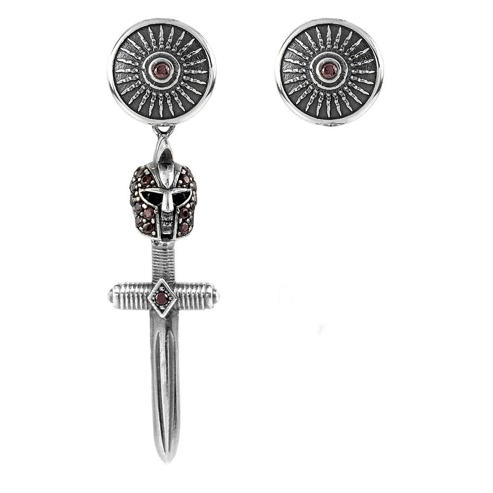 Orecchini Donna Ellius Jewelry Armatura Gladiatrice Asimmetrici