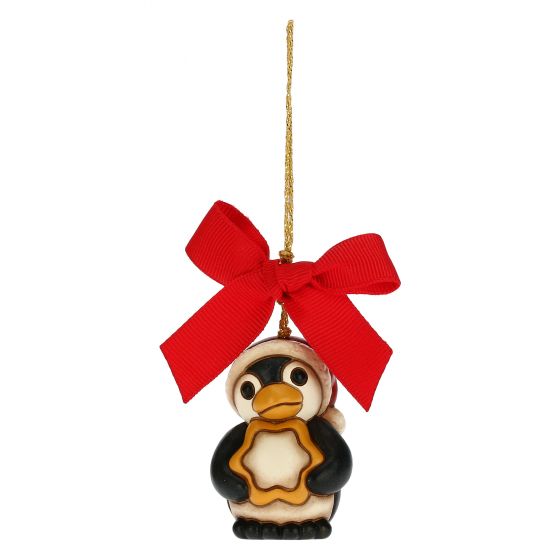 Thun  Addobbo per albero di Natale pinguino con stella piccolo