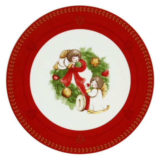 Thun Piatto Dolce Natale multiuso con angeli - Gioielli Rossetti