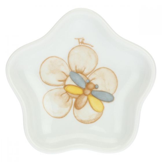 Thun Poggia bustina in porcellana Elegance a forma di fiore
