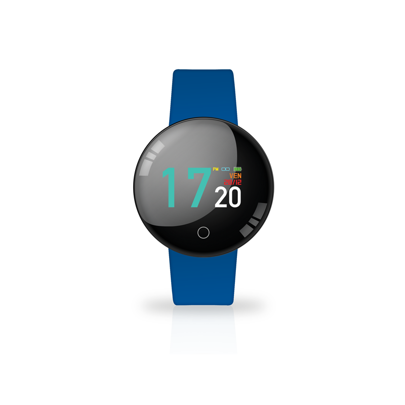 Smartwatch TechMade Joy Unisex Cinturino Silicone Blu