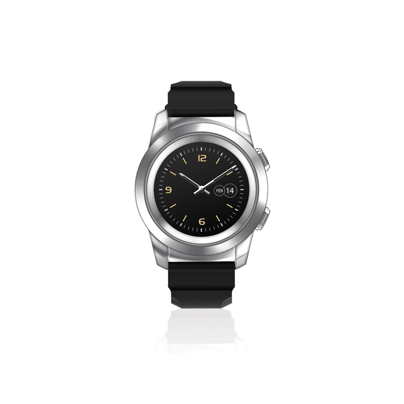 Smartwatch TechMade Hybrid Watch Fusion Uomo Nero