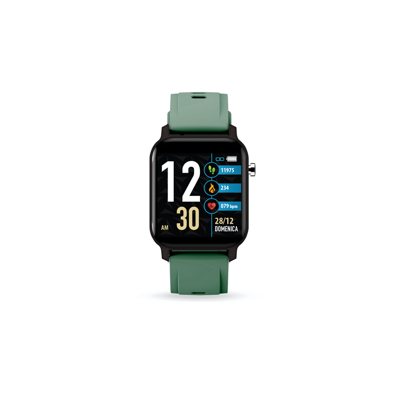 Smartwatch TechMade TechWatch X Unisex Cinturino Silicone Verde