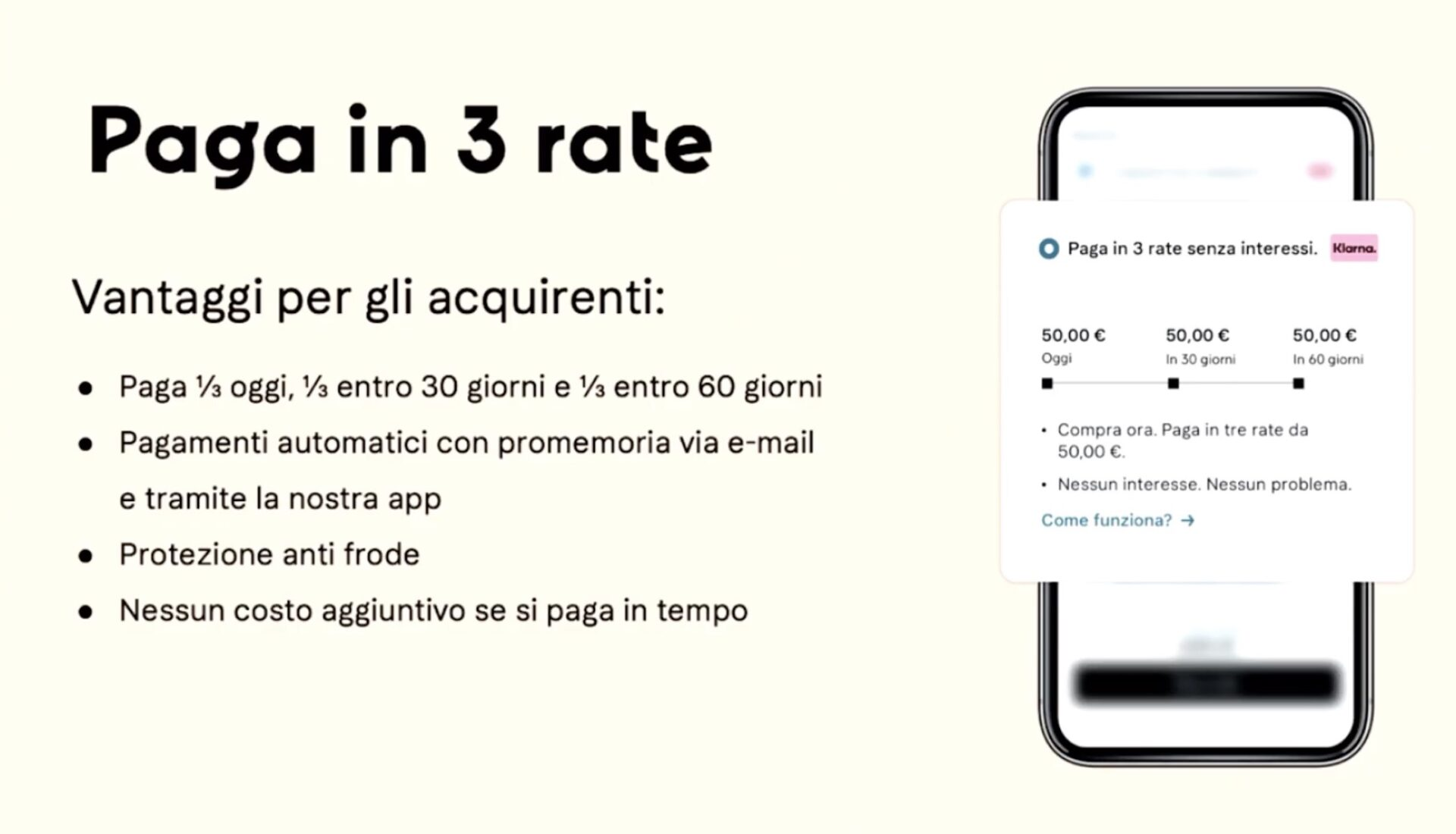 Paga in 3 rate con Klarna - Gioielli Rossetti