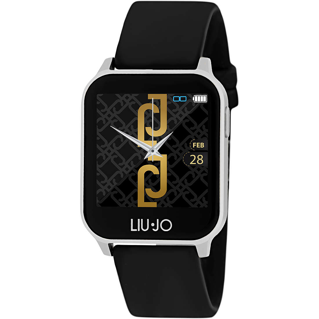 Smartwatch Liu-Jo Unisex Silicone Nero e Argento