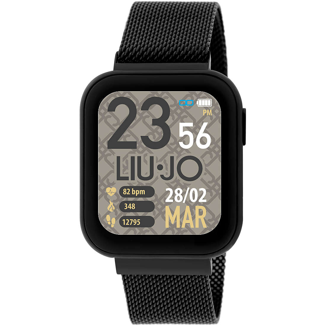Smartwatch Liu-Jo Unisex Acciaio Nero
