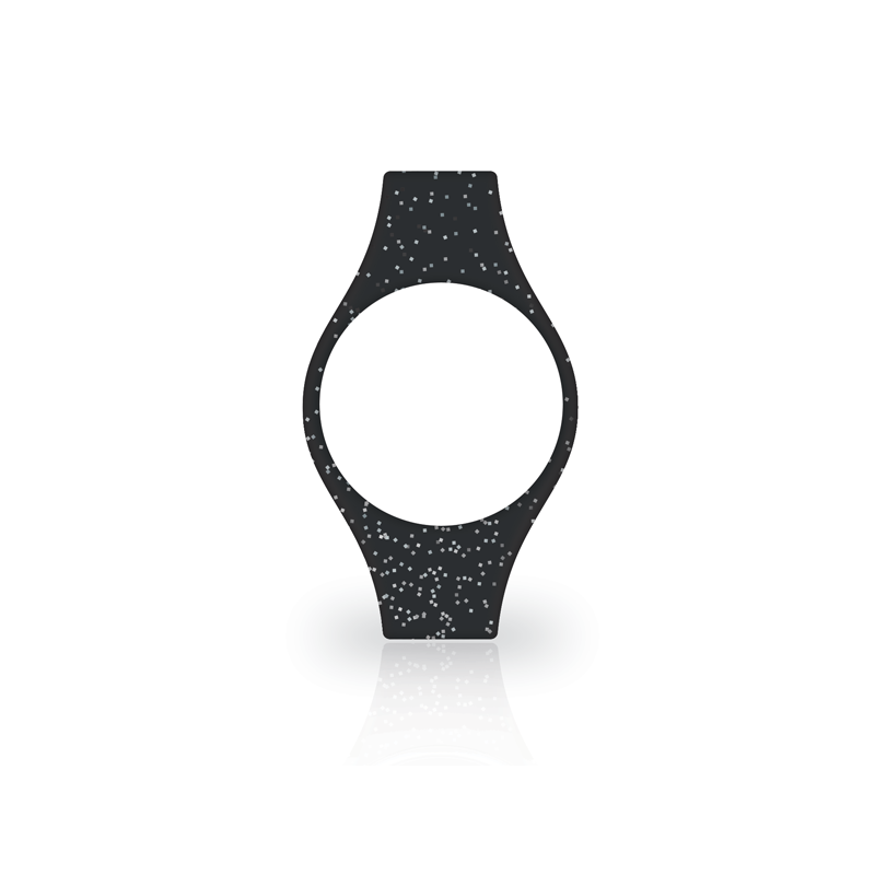 Cinturino Smartwatch Techmade FreeTime Nero Glitter