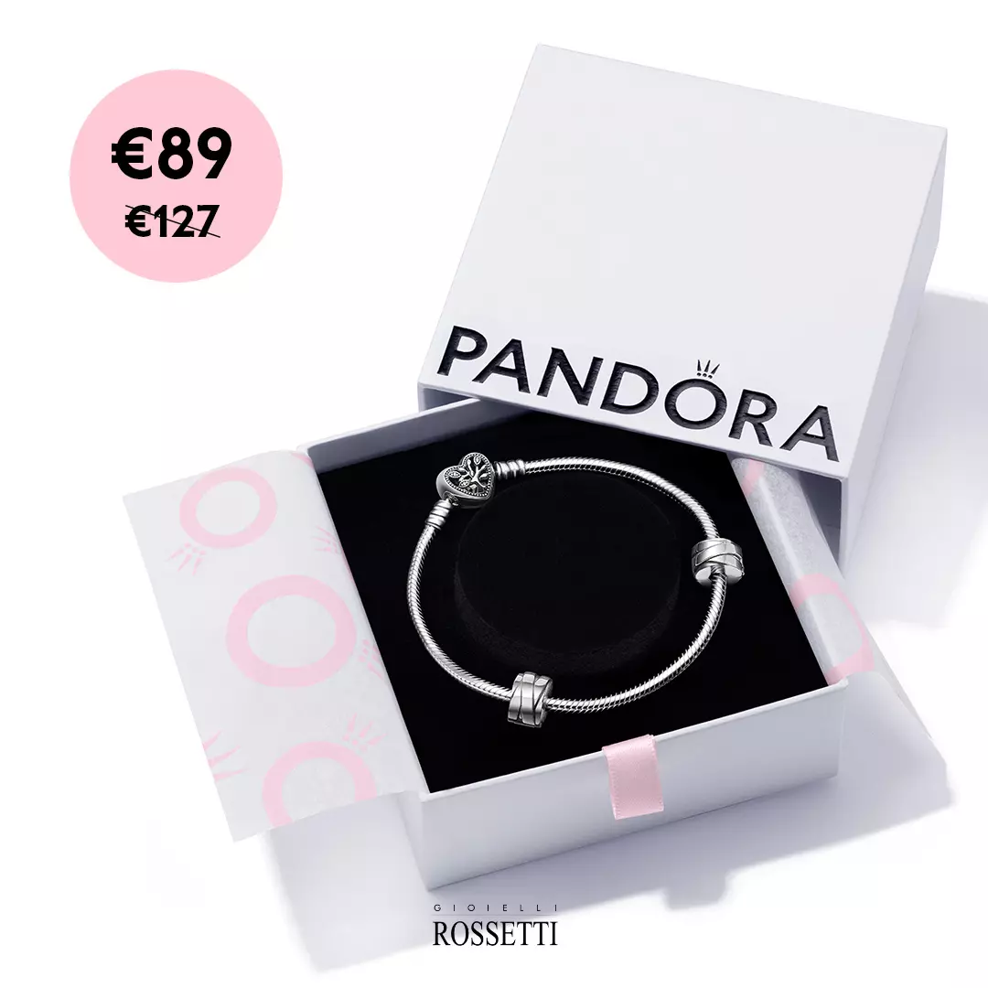Gift Set Pandora Bracciale e Clip - Gioielli Rossetti