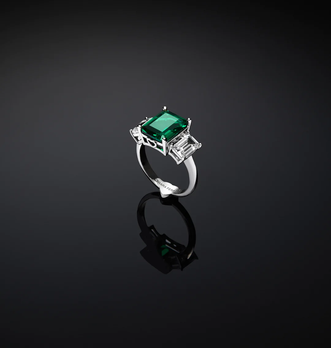 Anello Donna Chiara Ferragni Brand Emerald - J19AWJ05