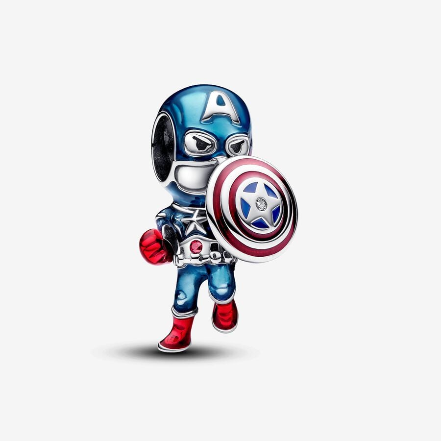 Charm Unisex Pandora Marvel, Avengers, Captain America - 793129C01