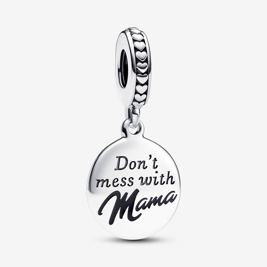 Charm Donna Pandora Pendente “Don’t’ Mess with Mama” da incidere - 793204C01